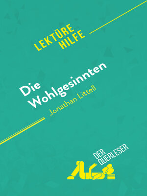 cover image of Die Wohlgesinnten von Jonathan Littell (Lektürehilfe)